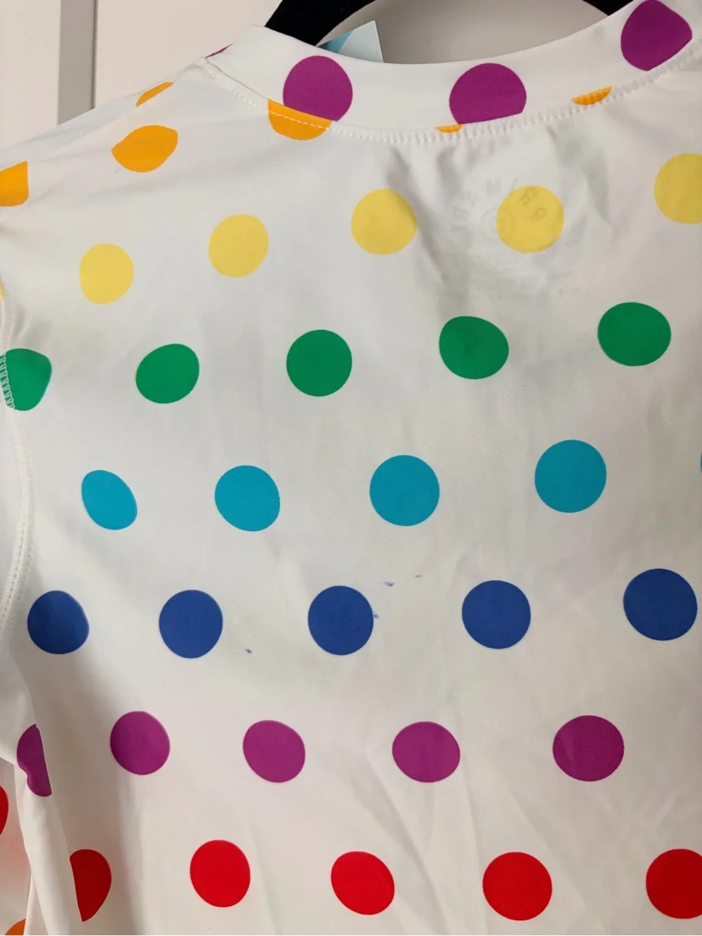 Primary Swim Rainbow Dot Swim Top & Boy Short Bottoms | 12